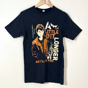 Nick Jonas A Little Bit Longer Jonas Brothers Black T-Shirt Rare HTF